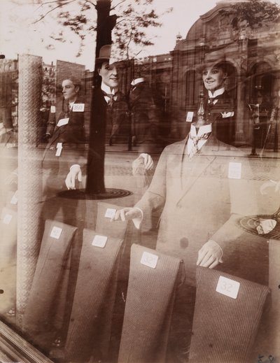 Magasin, Avenue des Gobelins door Eugène Atget